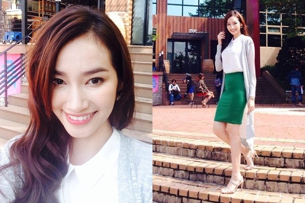 Mùa thu ở Hàn Quốc còn thu hút các ngôi sao khác. Cuối tháng 9/2014, Hoa hậu Thời trang 2007 Trúc Diễm có 1 tuần công tác ở Seoul. Sau những giờ làm việc, cô thăm thú đường phố tại đây. 