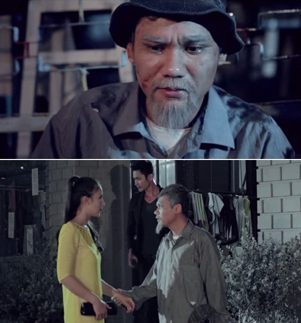 Đây là cảnh quay khi nhân vật của Khắc Việt đóng giả để theo dõi cô người yêu. MV Em làm gì tối nay vừa được chủ nhân phát hành cách đây vài ngày. Hình ảnh Khắc Việt cải trang khá sống động, nhận được nhiều lời khen ngợi của khán giả. 