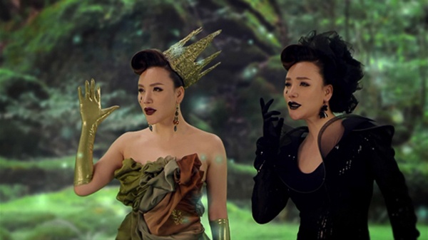 Hoa trang Halloween nhu sao Viet trong MV hinh anh