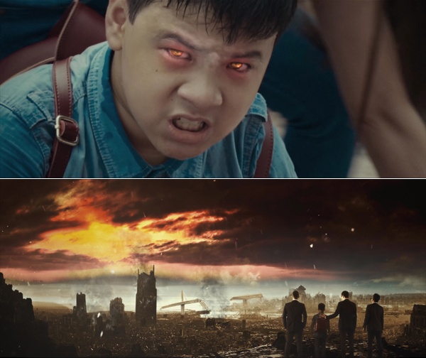 Nhạc sĩ Hồ Hoài Anh – ông xã Lưu Hương Giang cũng xuất hiện trong MV của vợ, anh đóng vai người bố có khả năng bay, nam ca sĩ trẻ Cường Seven cũng đóng góp một vai nhỏ. MV Những ngày đã qua được thực hiện dưới dạng 3D, phần hình ảnh được ê kip của đạo diễn trẻ Triệu Quang Huy trau chuốt. 