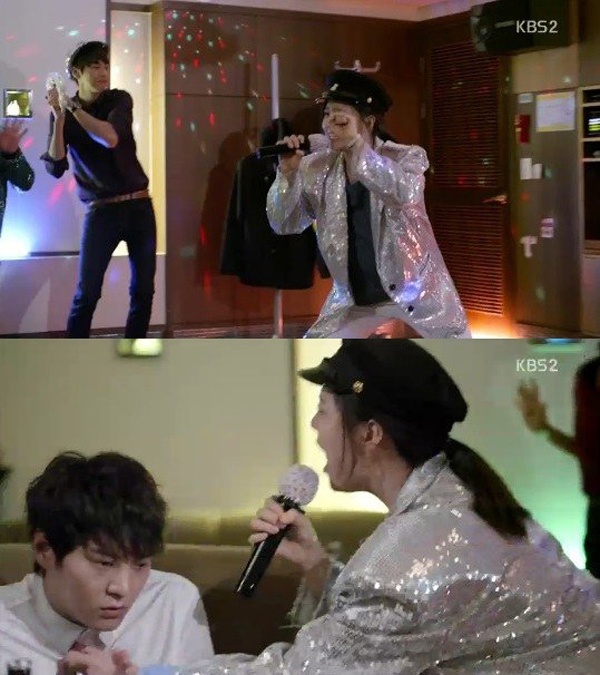 Nữ bác sĩ xinh đẹp Cha Yoon Seo của Moon Chae Won trong bộ phim Good Doctor có kiểu say khá đáng yêu. 