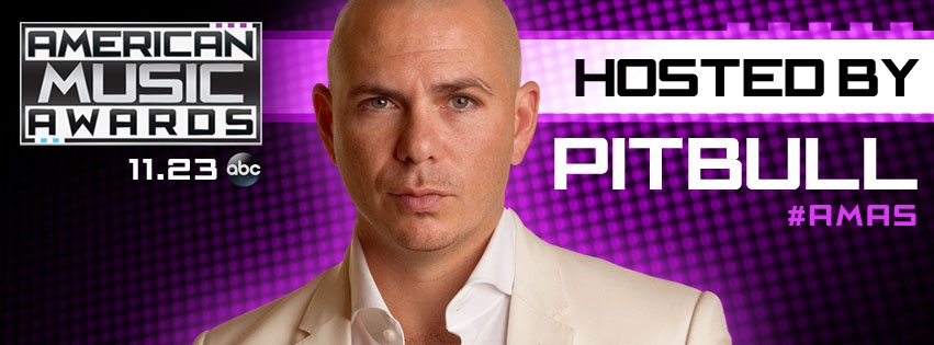 Rapper Pitbull gioi thieu le trao giai AMAs 2014 hinh anh