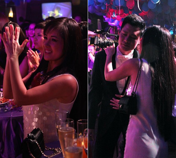 Tại sự kiện Âm nhạc trên tầng cao số thứ 6, diva Hồng Nhung và nam ca sĩ Quang Dũng nằm trong số những ca sĩ tới biểu diễn. Sau màn thể hiện, Hồng Nhung bước xuống cổ vũ cho đồng nghiệp, cô ghé tai Quang Dũng trò chuyện với anh. 