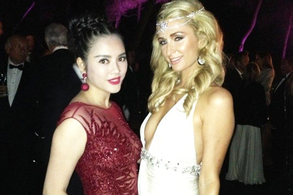 Sao Viet du tiec sieu sang o troi ngoai hinh anh