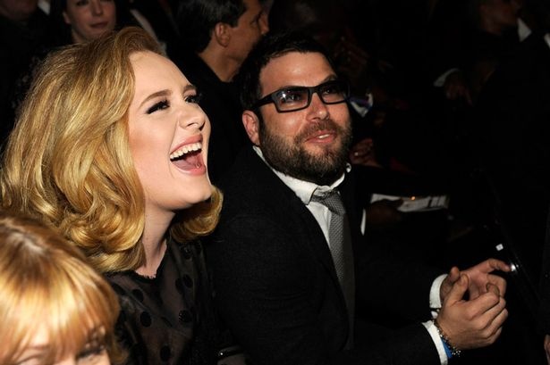 Adele và bạn trai Simon Konecki.