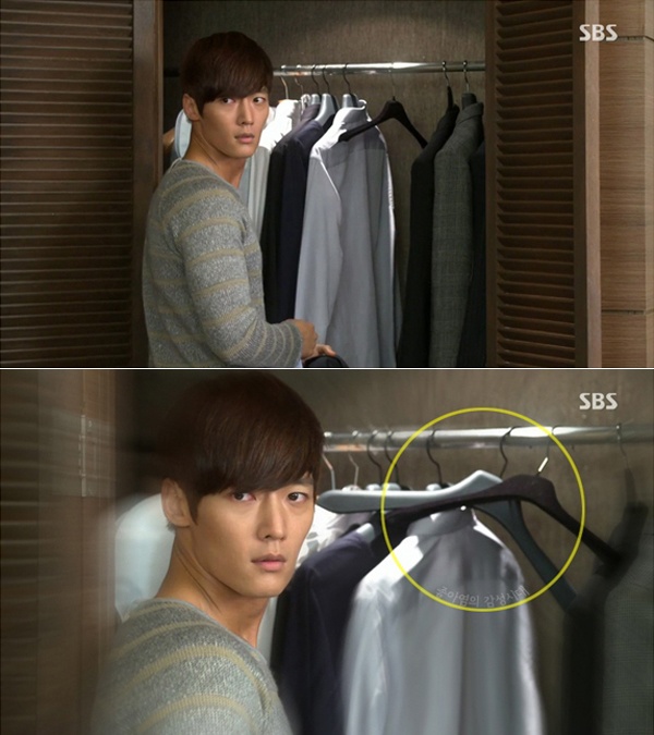 Trên website của đài SBS, một khán giả chỉ ra sự vô lý chỉ trong một phân cảnh của bộ phim ăn khách The Heirs. Nhân vật của Choi Jin Hyuk đi đến tủ quần áo và lấy đi chỉ một chiếc áo sơ mi, nhưng vài giây sau, máy quay cho thấy có tới 2 chiếc mắc áo trống không. 