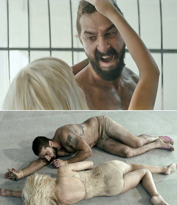 Shia LaBeouf và cô bé vũ công Maddie Ziegler trong MV Elastic Heart.