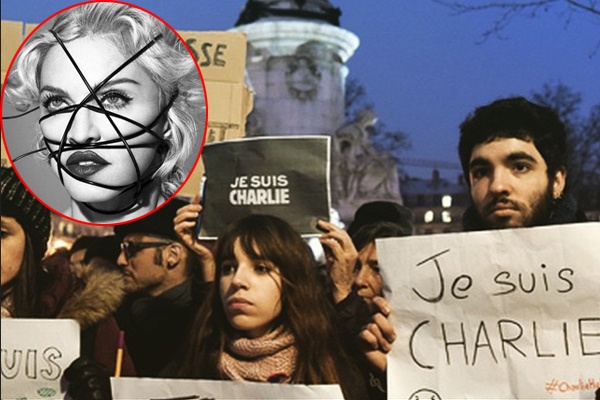 Madonna quang cao album tu bi kich bao Phap hinh anh