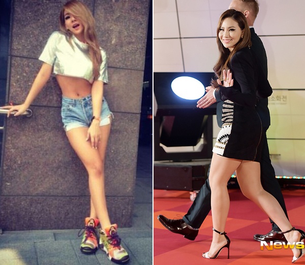 CL của nhóm 2NE1 khiến nhiều người bất ngờ khi cô có mặt tại Style Icon Awards 2014 hồi tháng 10/2014 với bộ dạng mới. Sau một thời gian giảm cân để mang đến phong cách gợi cảm táo bạo, cơ thể CL đầy đặn hơn, dễ nhận ra nhất ở đôi chân và vòng 2 kém thon. 
