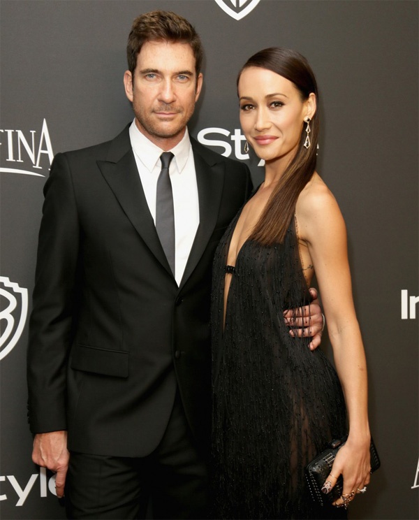 Maggie Q và bạn trai Dylan tại một bữa tiệc hôm 11/1.