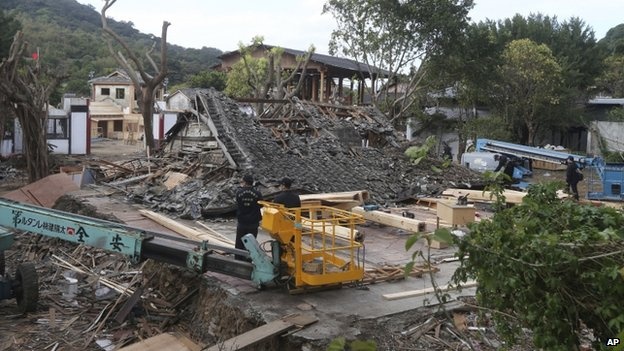 Hiện trường vụ tai nạn ở trường quay phim Silence.
