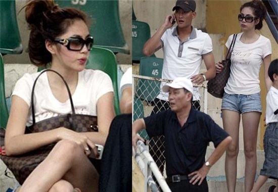 Thời gian đầu khi quen chàng tiền đạo Công Vinh, Thủy Tiên ưa chuộng những dòng  túi với giá thành vừa phải. Chiếc túi Neverfull của thương hiệu Louis Vuitton có giá thành khoảng 13 triệu đồng vào thời điểm đó.