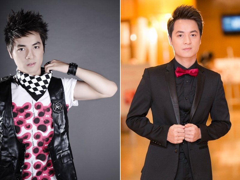 Khuôn mặt với đôi mắt 2 mí, sống mũi cao, khuôn miệng nhỏ, nam ca sĩ Thiên đường vắng em trẻ trung hơn nhiều so với số tuổi 31. 