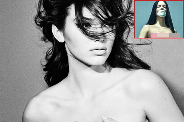 Em gai Kim bi photoshop vong mot tren tap chi hinh anh