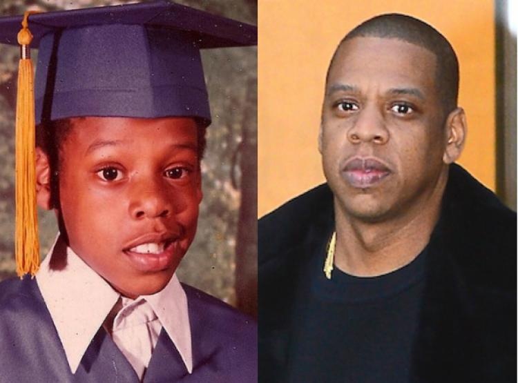 Là rapper có tiếng trong làng nhạc đồng thời là nhà sản xuất âm nhạc mát tay, Jay Z khi nhỏ mang gương mặt có nét hài hước, vui tính. 