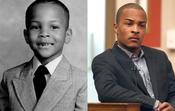 Ít ai biết rằng cậu bé T.I răng sún này khi lớn lên trở thành một trong những rapper đình đám với hàng triệu album được bán ra nhưng cũng từng nếm mùi ra tù vào tội. 