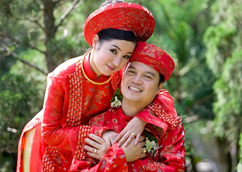 Thúy Nga và chồng cũ.