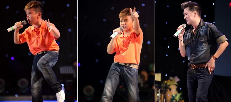 Trong đêm nhạc với chủ đề Mr Đàm & The Voice 2013 – Hãy về với anh diễn ra tại sân khấu 126 vào tháng 7/2013, “ông hoàng nhạc Việt” bất ngờ bật mí rằng có một fan nhí đã đi từ tỉnh Tiền Giang lên TP HCM với mong muốn được song ca cùng anh. Để không phụ lòng Vĩnh Phúc, ca sĩ Đàm Vĩnh Hưng đã mời cậu bé lên thể hiện chung ca khúc Say tình. Ngay khi xuất hiện, Vĩnh Phúc liên tiếp nhận được những tràng pháo tay tán thưởng của các khán giả bởi từ cách ăn mặc đến đầu tóc đều giống hệt giọng ca Xin lỗi tình yêu.