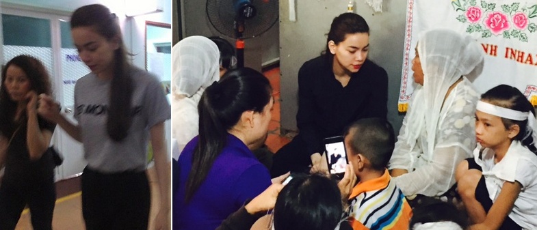 Sau vận xui bất ngờ này, Hồ Ngọc Hà hủy một loạt show diễn - trong đó có cả liveshow 4 The Remix, nơi cô ngồi ghế nóng - để dành thời gian tới thăm, hỗ trợ những người bị nạn. Cô cũng lặn lội về tận Kiên Giang thăm hỏi gia đình ông Ngô Văn Ngạch, người mất trong tai nạn trên.