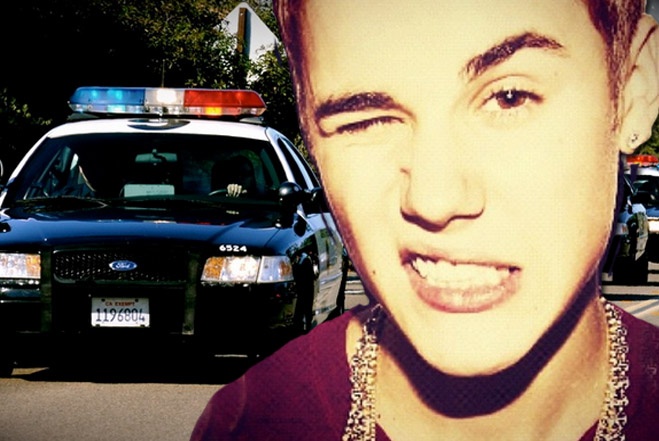 Justin Bieber gap rac roi voi canh sat trong tiec sinh nhat hinh anh
