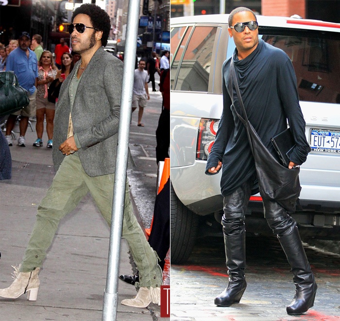 Anh còn có nhiều đôi giày cao gót khác, phối với trang phục khá nữ tính.