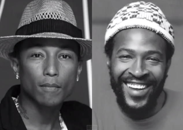 Pharrell Williams 'Happy' vs. Marvin Gaye 'Ain't That Peculiar' (mashup) hinh anh