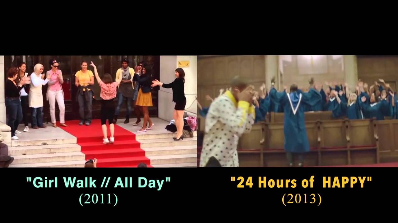 Girl Walk // All Day mashup Happy hinh anh