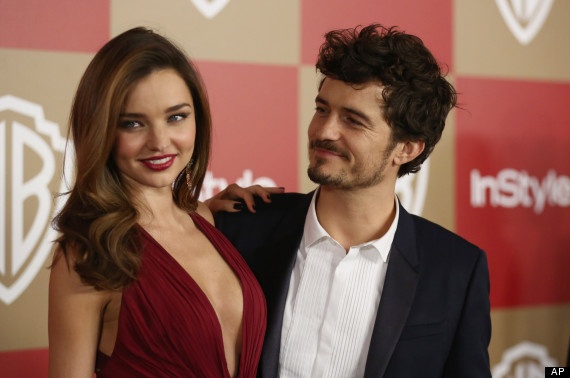 Orlando Bloom va Miranda Kerr dang han gan tinh cam hinh anh