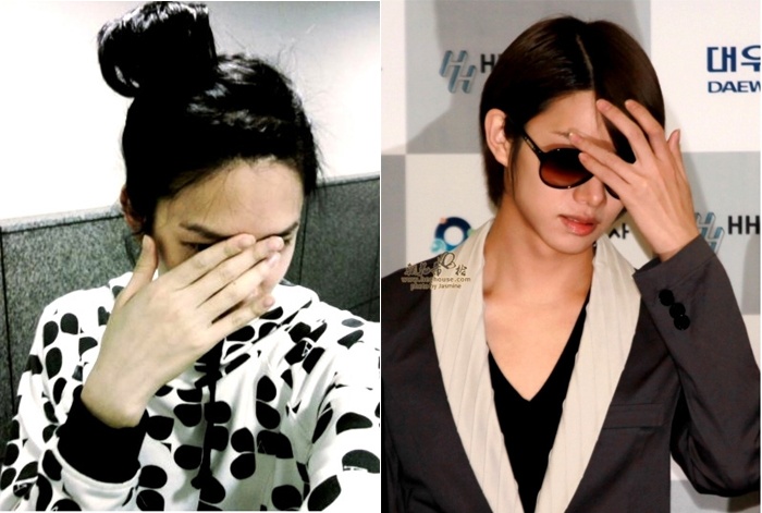 Hee Chul của nhóm Super Junior cũng có đôi tay là chủ đề bàn tán trong giới fan.