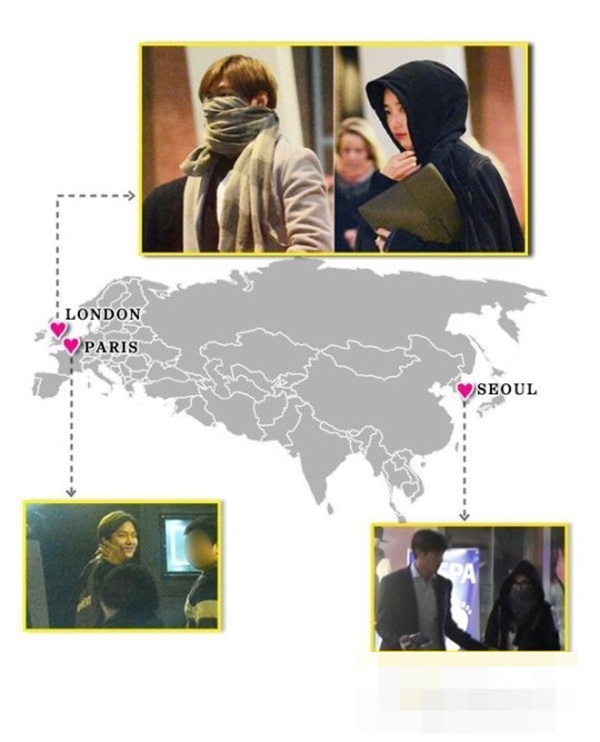 Lee Min Ho và Suzy dành thời gian bên nhau ngay khi có lịch rảnh.