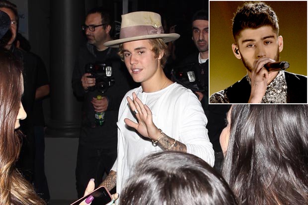 Justin Bieber tối hôm 26/3 khi được hỏi về Zayn Malik (One Direction).
