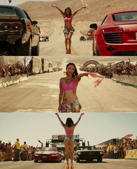 Phần phim mới nhất của series Fast & Furious vừa được ra rạp. Fast & Furious 7 còn gây chú ý với khán giả Việt bởi có sự tham gia của một người đẹp gốc Việt - Levy Trần (tên thật Trần Lê Vy). Levy Trần vào vai cô gái phất cờ cho cuộc đấu, cảnh quay này xuất hiện ngay trong đoạn mở đầu phim. 