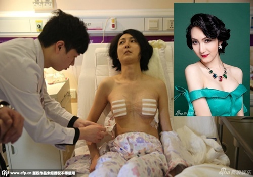 Nguoi mau xinh dep cong khai toan bo qua trinh chuyen gioi hinh anh