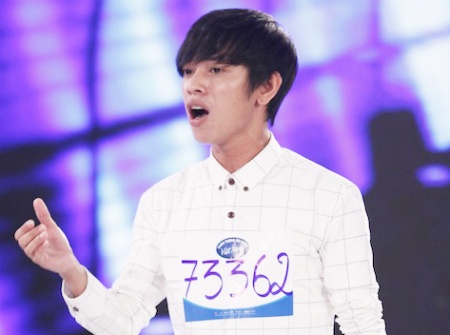 Hot boy ban keo keo xuat hien trong tap 2 Vietnam Idol hinh anh