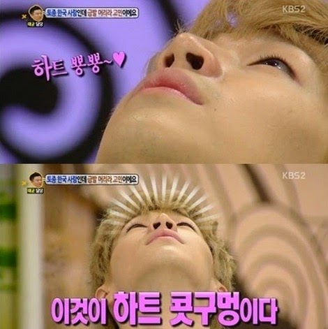 Chiếc mũi của Henry nhóm Super Junior-M khá đặc biệt vì lỗ mũi có hình trái tim.