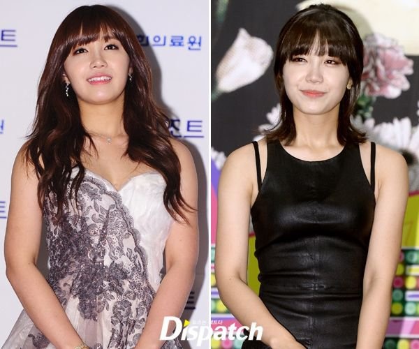 Thành quả giảm cân của Jung Eun Ji trong nhóm A Pink là hai cánh tay bớt đi phần bụ bẫm. Bí quyết của cô là tránh thức ăn có nhiều chất béo. 