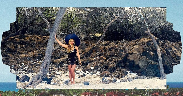 Nhân dịp kỷ niệm 7 năm ngày cưới, vợ chồng ca sĩ Beyonce – Jay Z đưa nhau đến hòn đảo Hawaii nổi tiếng. Tại đây, cặp đôi chọn khu nghỉ dưỡng Four Seasons Hualalai. Hôm 15/4, Beyonce đăng tải loạt ảnh vui chơi trên đảo Hawaii, trong đó cô diện nhiều bộ bikini gợi cảm. 