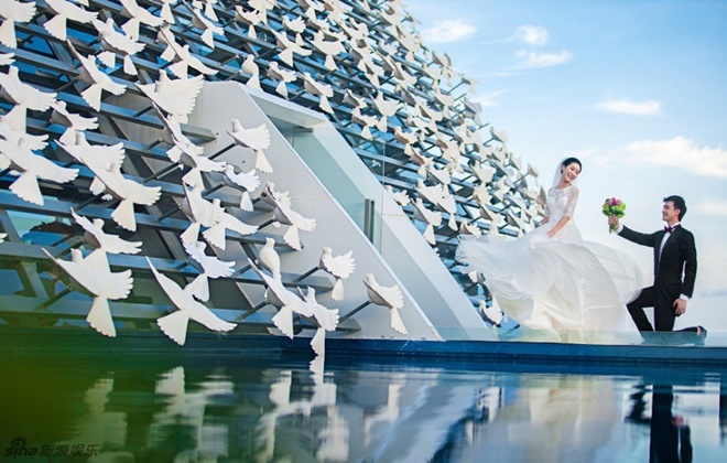 Những khung ảnh lãng mạn ở bờ biển.