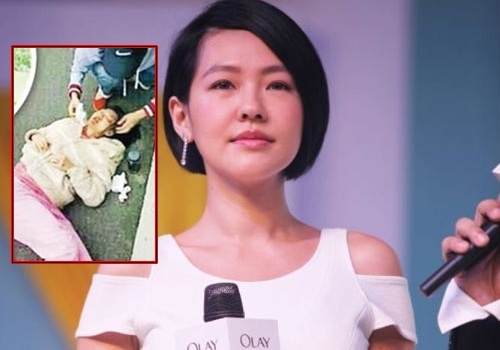 MC Tieu S chan thuong mat vi tai nan xe hinh anh