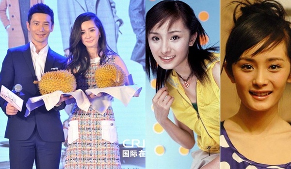 Ảnh so sánh gương mặt trước đây và hiện nay của Dương Mịch.