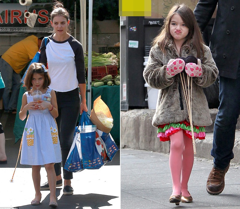 Là một trong những nhóc tỳ được báo giới chú ý nhất Hollywood, Suri Cruise không khỏi khó chịu vì bị làm phiền. Con gái của Tom Cruise và Katie Holmes bất đắc dĩ làm quen với ống kính ngay khi mới chào đời. 