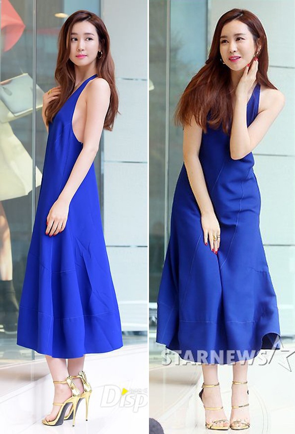 Người đẹp khép nép tạo dáng. Ở tuổi 31, Lee Da Hae vẫn kín bưng chuyện tình cảm. Cô từng được người hâm mộ gán ghép với đồng nghiệp Lee Dong Wook. Tuy nhiên, nữ diễn viên khẳng định giữa họ chỉ có tình bạn sâu sắc.