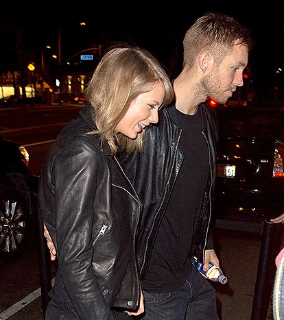 Taylor và bạn trai mới - DJ Calvin Harris.