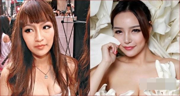 Vẻ đẹp trước và sau dao kéo của Ngô Tiệp Dư.