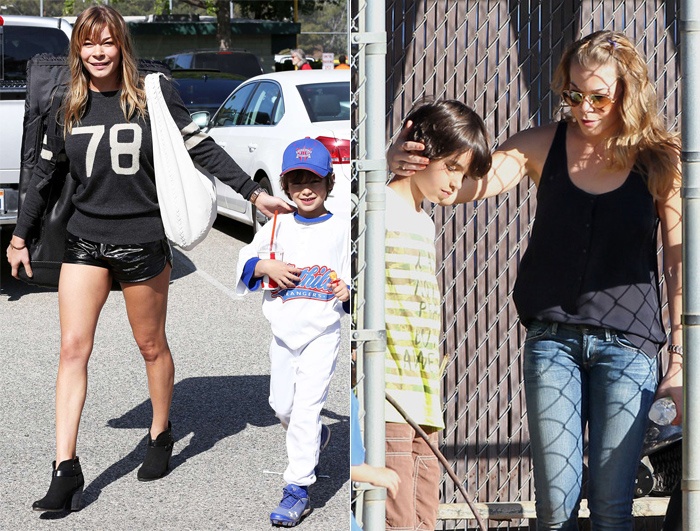 Nữ ca sĩ LeAnn Rimes khá cưng chiều 2 cậu con trai Jake và Mason của chồng không khác gì con đẻ. Hai cậu nhóc là kết quả tình yêu của tài tử Eddie Cibrian với vợ cũ Brandi Glanville. LeAnn thường xuyên thay chồng đưa các con đi chơi, xem thi đấu thể thao như một người mẹ đích thực. 