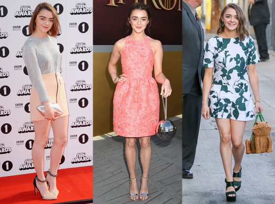 Nữ diễn viên của Game of Thrones Maisie Williams sở hữu nhiều loại clutch với kiểu dáng đa dạng như hình đôi môi, quả cầu, động vật… làm nên hiệu ứng thời trang thú vị.  