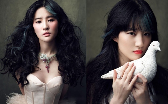 Lưu Diệc Phi:  Cô là nghệ sĩ trẻ sinh năm 1987 nhưng đã được gọi “Thần tiên tỷ tỷ” ngay từ lần đầu xuất hiện. Lưu Diệc Phi là biểu tượng của vẻ đẹp nghệ sĩ mơ ước hiện nay: thoát tục, tinh khôi và cuốn hút.