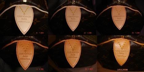 Túi của Louis Vuitton sau một thời gian sử dụng.