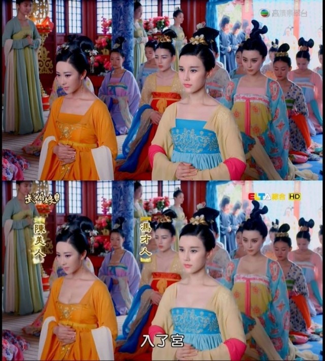 Võ Mỵ Nương truyền kỳ bản TVB đã chế thêm vải che ngực.