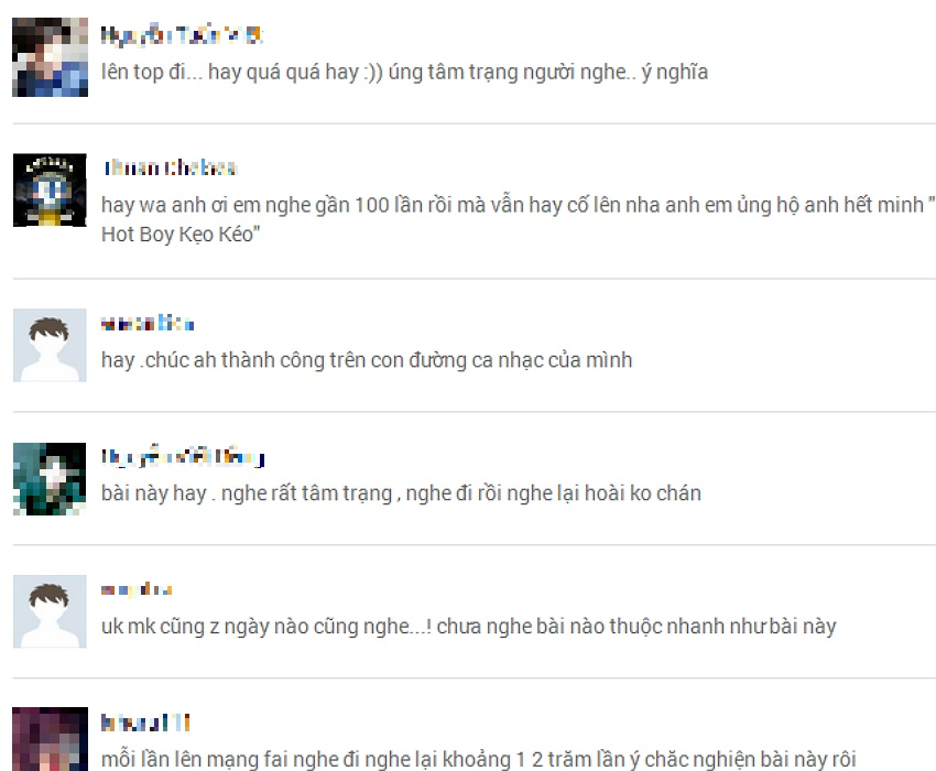 Phản hồi tích cực của cư dân mạng dành cho Yêu em nhưng không với tới.